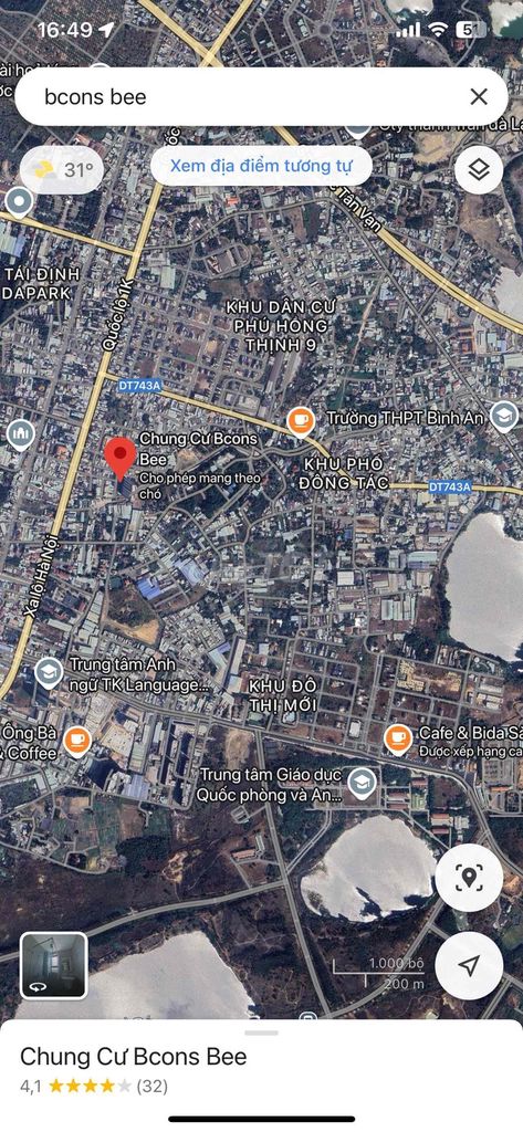 Chung cư Bcons Bee Dĩ An 41m² giá 5.5 triệu - Chính chủ cho thuê ngay!