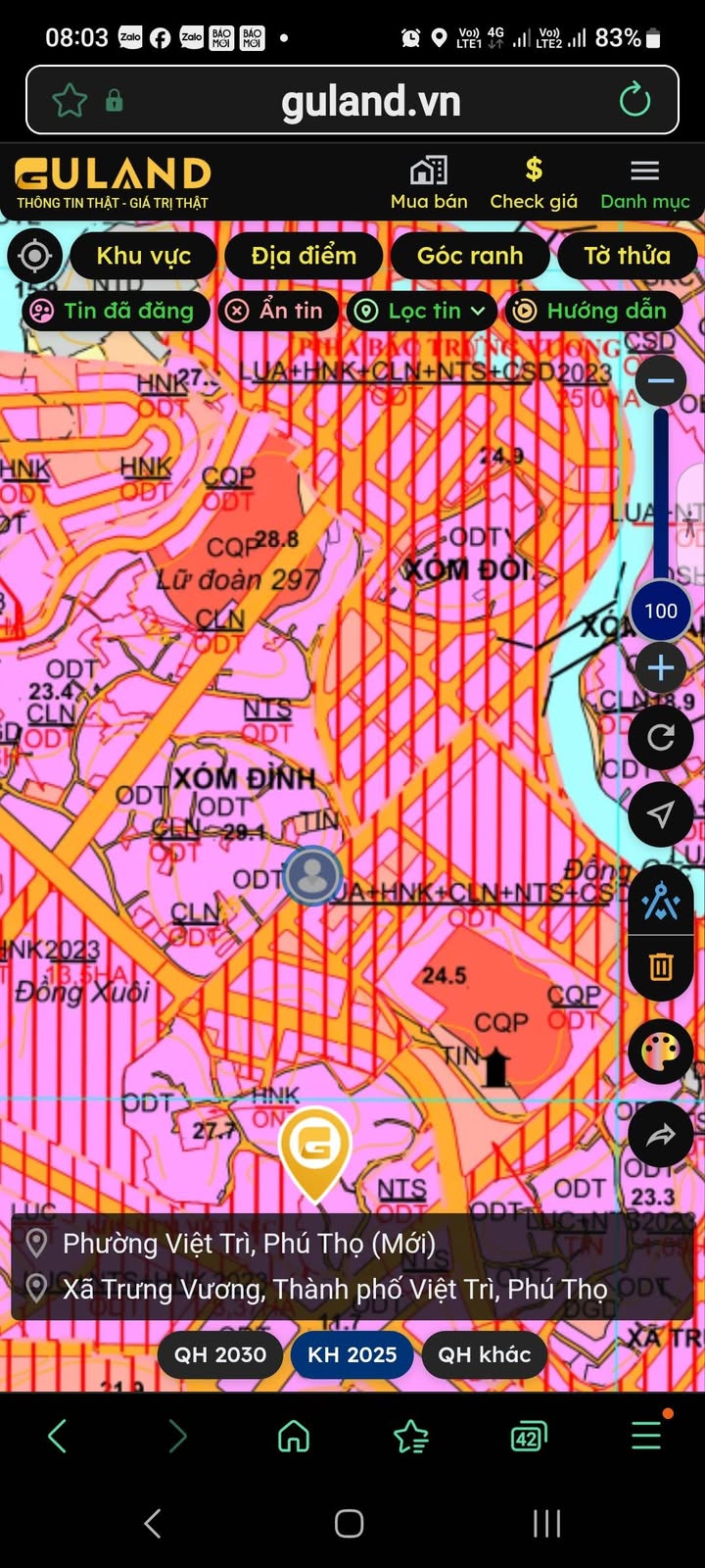 Đất nền 87m² tại Khu đô thị Việt Trì - Hướng Đông - Giá 3 tỷ, đầu tư sinh lời!