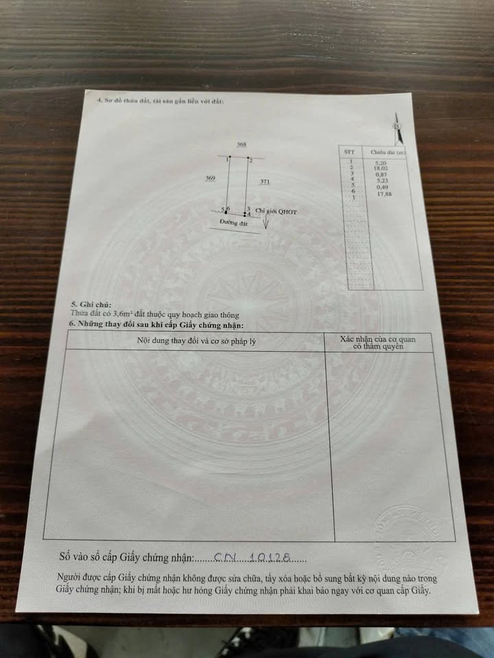 Đất thổ cư thôn Trung, xã Nam Ninh Hoà 98m² giá đầu tư chỉ 299 triệu