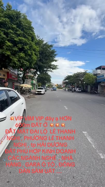 Đất mặt tiền Lê Thanh Nghị 600m² - Phù hợp kinh doanh đa ngành