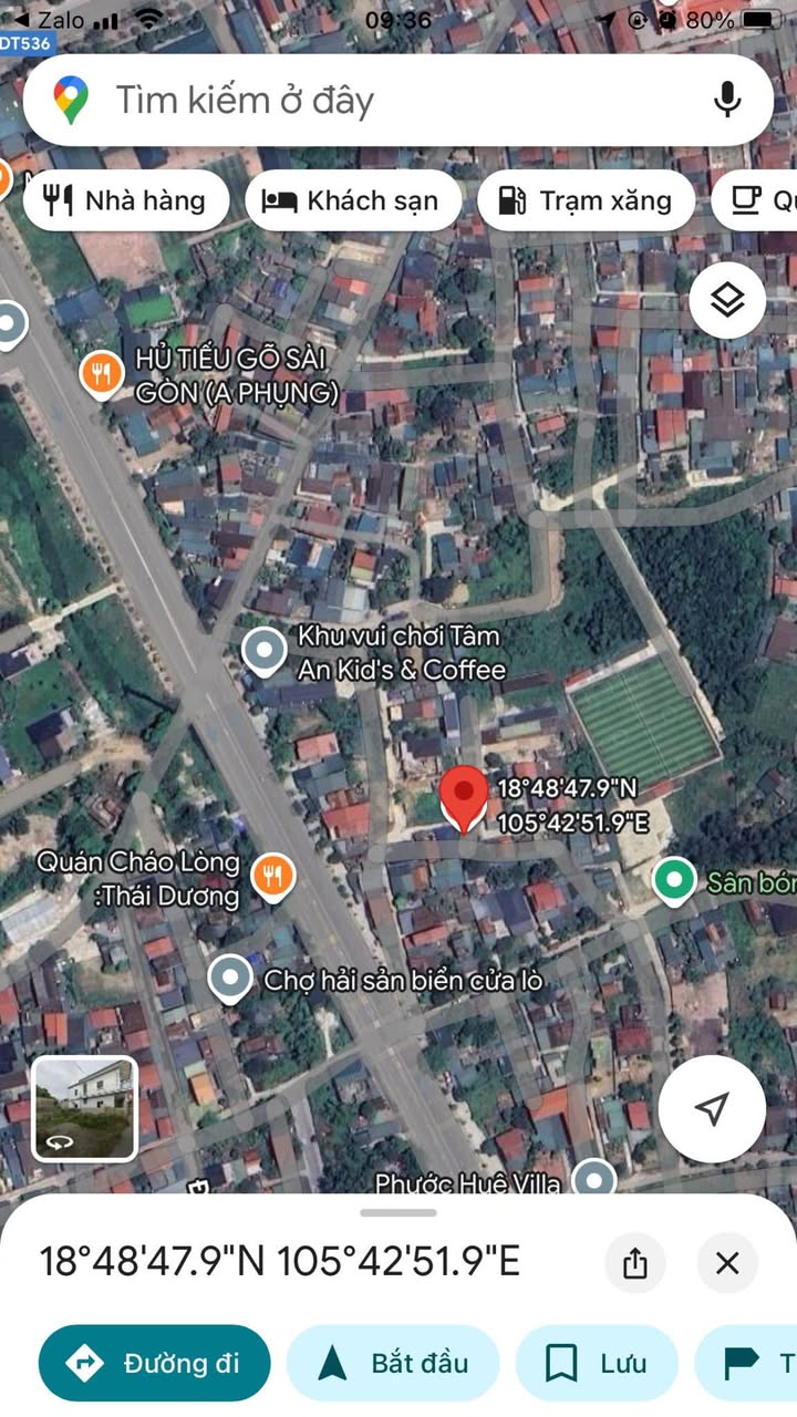 Đất nền Cửa Lò 151.6m² hướng Nam - Mặt tiền 8m, bán gấp!