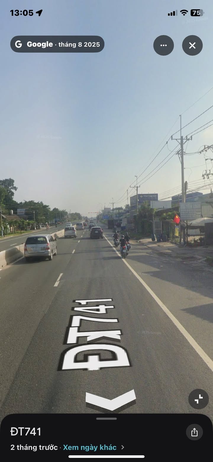 Đất mặt tiền ĐT741, Bến Cát, Bình Dương 722m² giá 12 tỷ - Kinh doanh sầm uất!