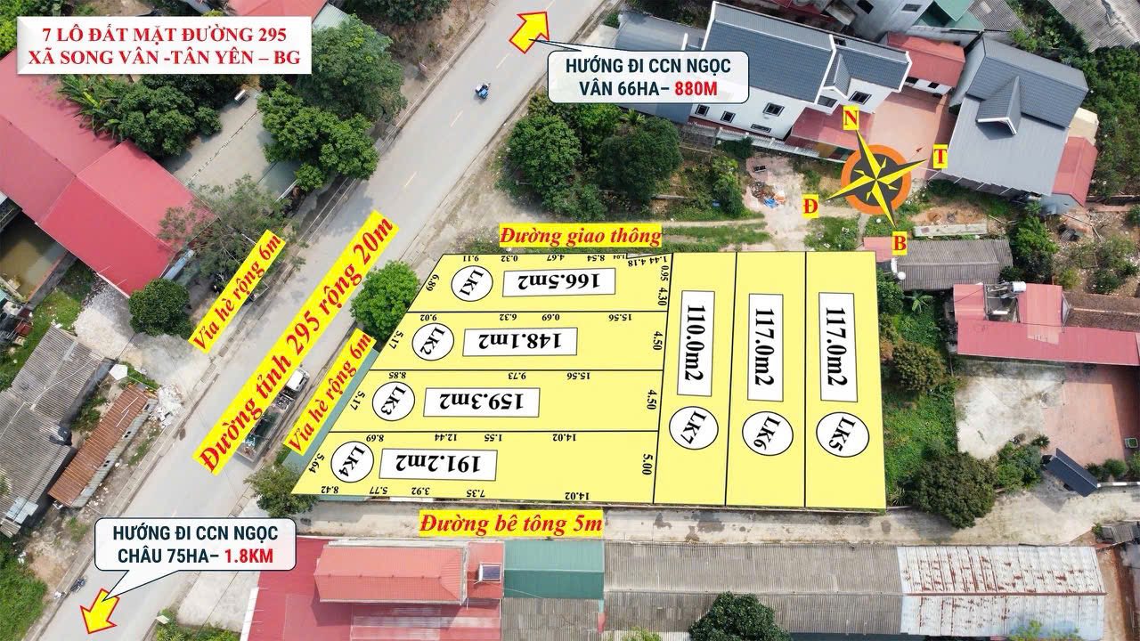 Đất mặt đường tỉnh lộ 295 Tân Yên 200m² giá 2.4 tỷ - Cơ hội kinh doanh tuyệt vời!