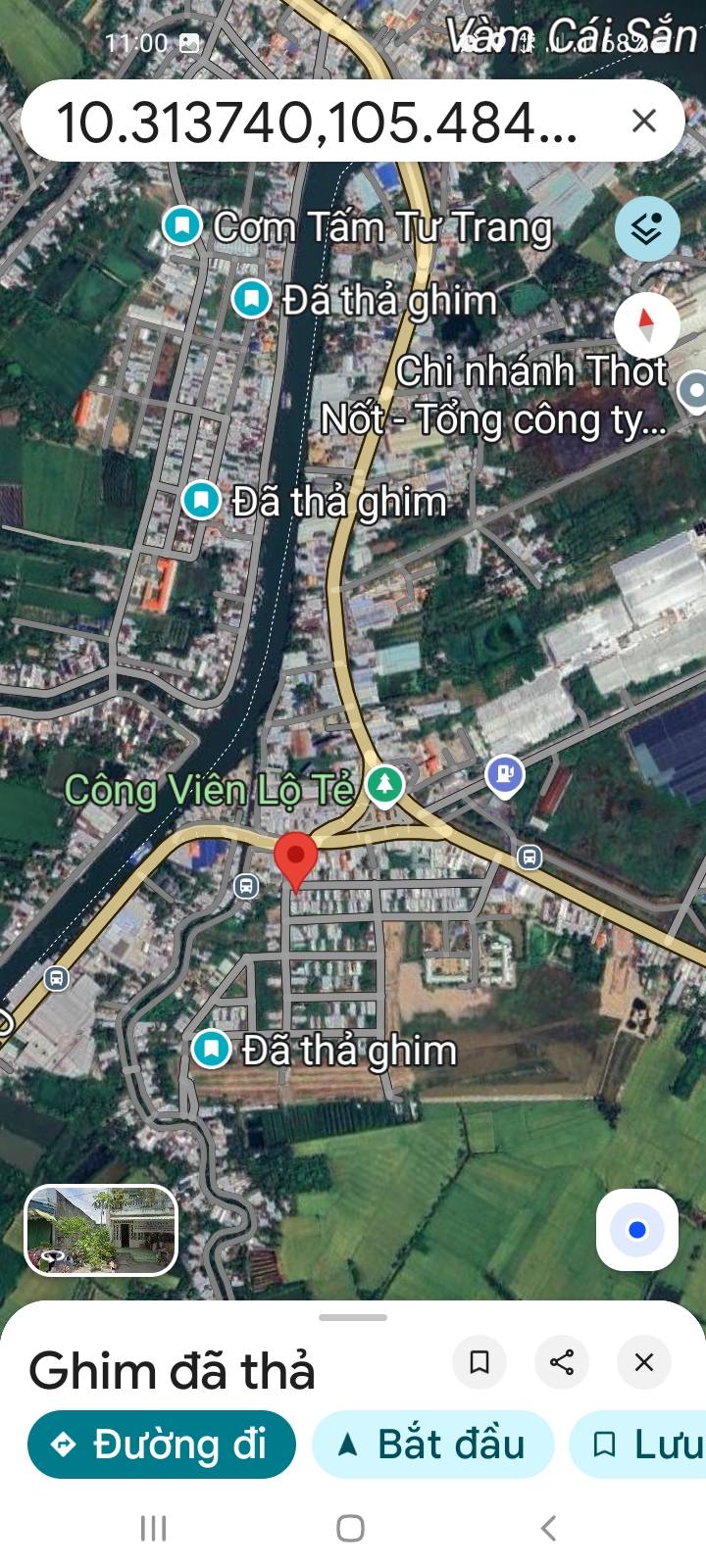 Đất nền Thới Thuận, Thốt Nốt, Cần Thơ 84,9m² giá 1,1 tỷ - Vị trí đắc địa, dân cư đông đúc!