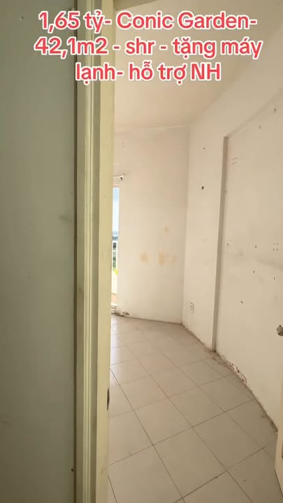 Căn hộ Conic Garden Bình Chánh 42,1m² giá 1,65 tỷ - Sẵn sàng vào ở!