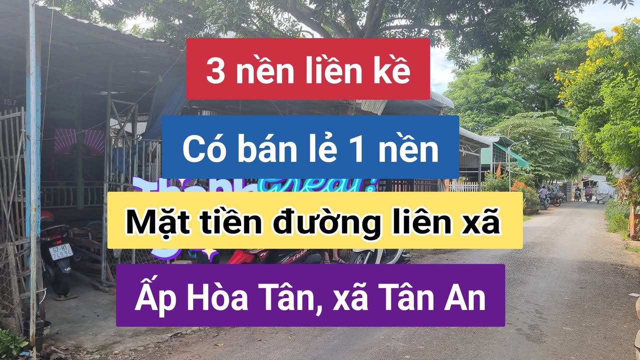 Bán đất nền Tân An, An Giang - 106m² giá 350 triệu - Đầu tư sinh lời nhanh!