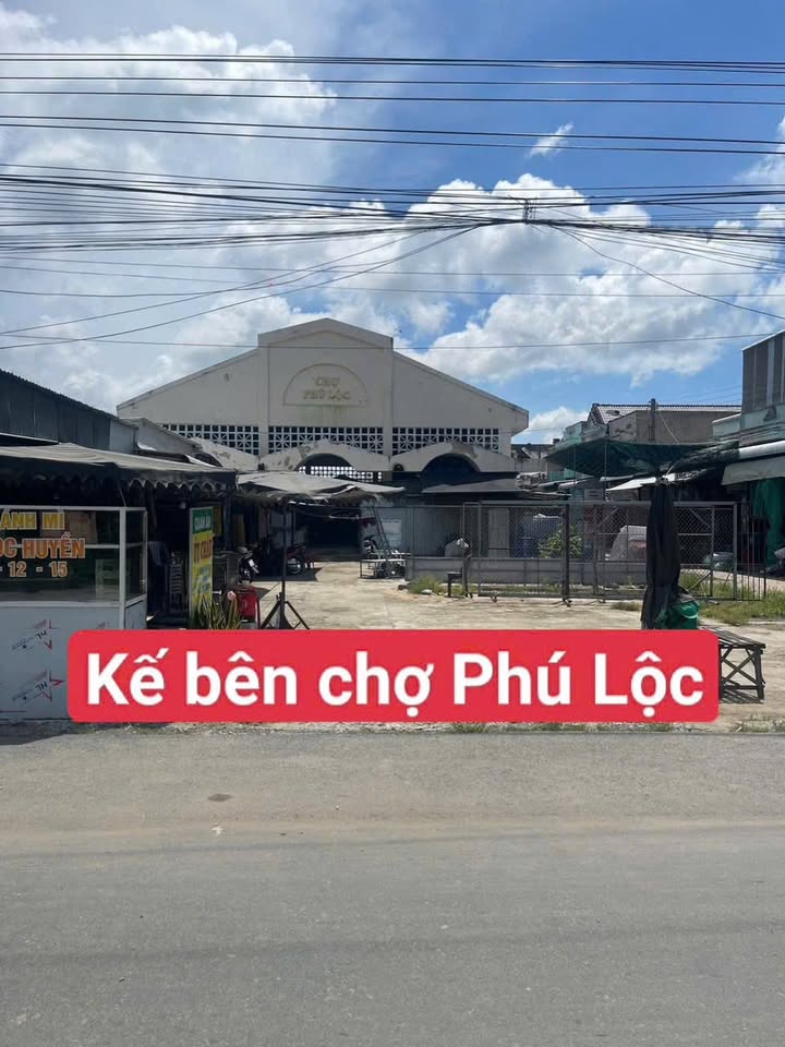 Đất Nền KDC Chợ Phú Lộc 75m² giá 410 triệu - Sổ hồng chính chủ, tiện ích đầy đủ!