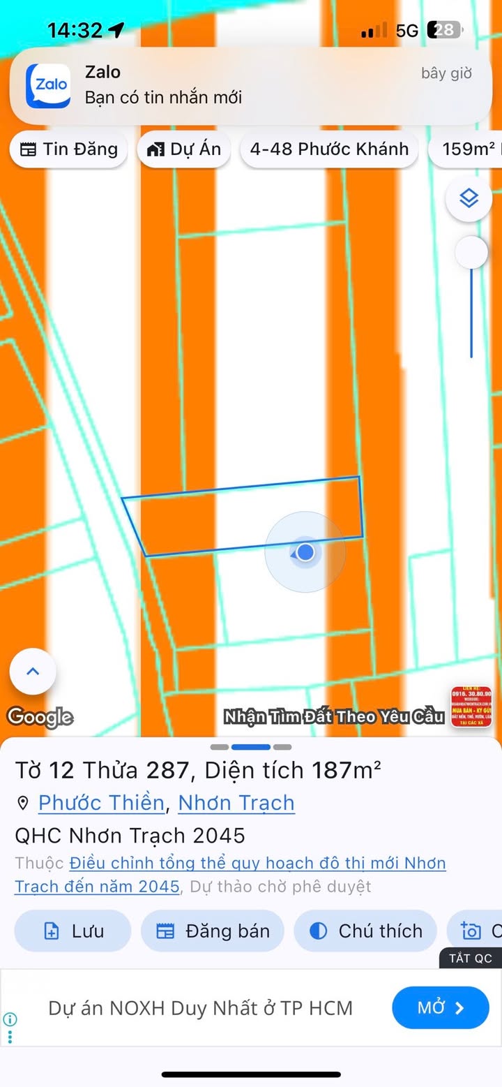 Nhà 3 phòng ngủ Nhơn Trạch 187m² giá 3.4 tỷ - Chính chủ bán gấp!