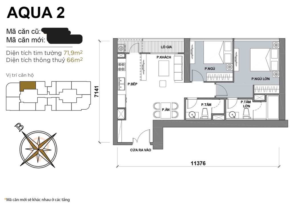 Căn hộ Vinhomes Golden River Quận 1 2PN giá 25 triệu - View đẹp, nội thất cơ bản