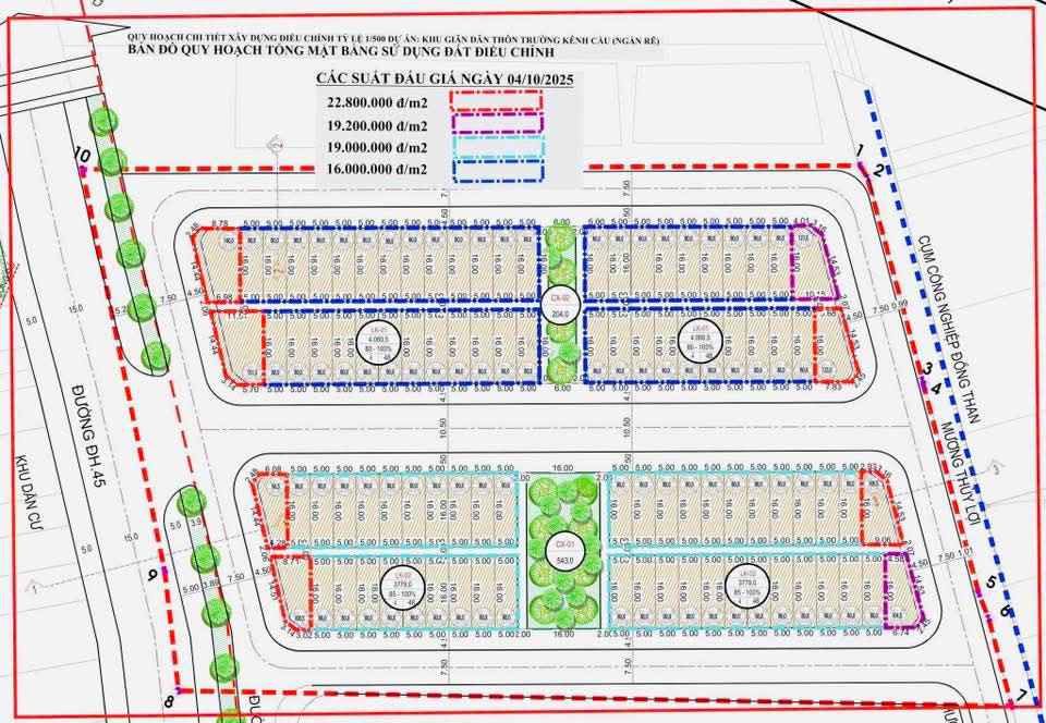 Đất nền KDC Trương Kênh Cầu, xã Hoàn Long, 80m² - Đầu tư sinh lời hấp dẫn!