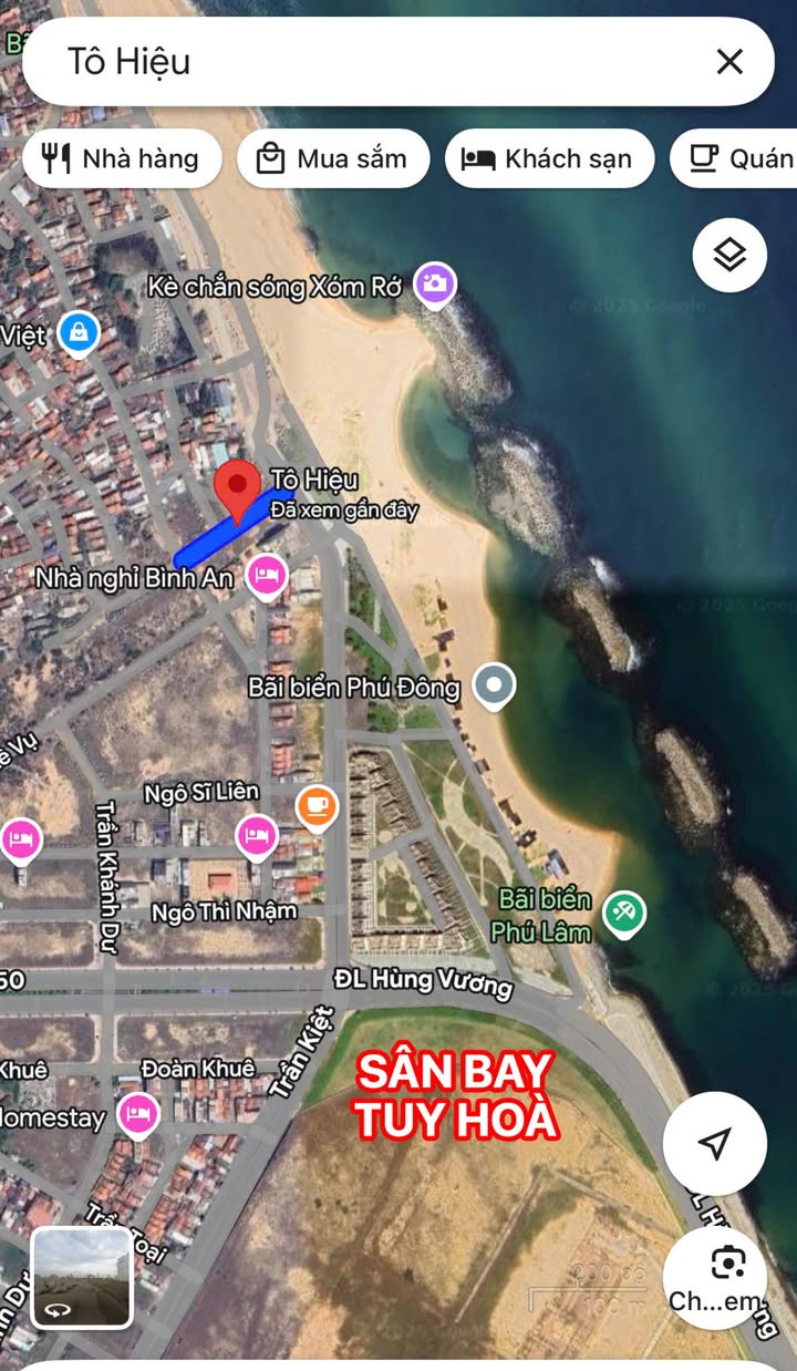 Đất nền 120m² mặt tiền Tô Hiệu, Phú Đông, Phú Yên - Đầu tư sinh lời gần biển chỉ 3 tỷ!