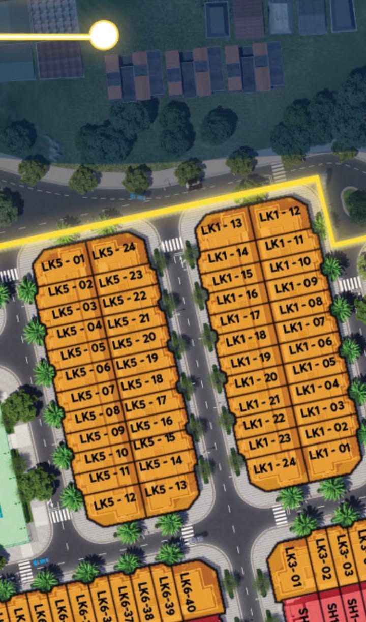 Nhà thô 3 tầng Crown Villas Gia Sàng 96m² - Hướng công viên, tiện ích đầy đủ!