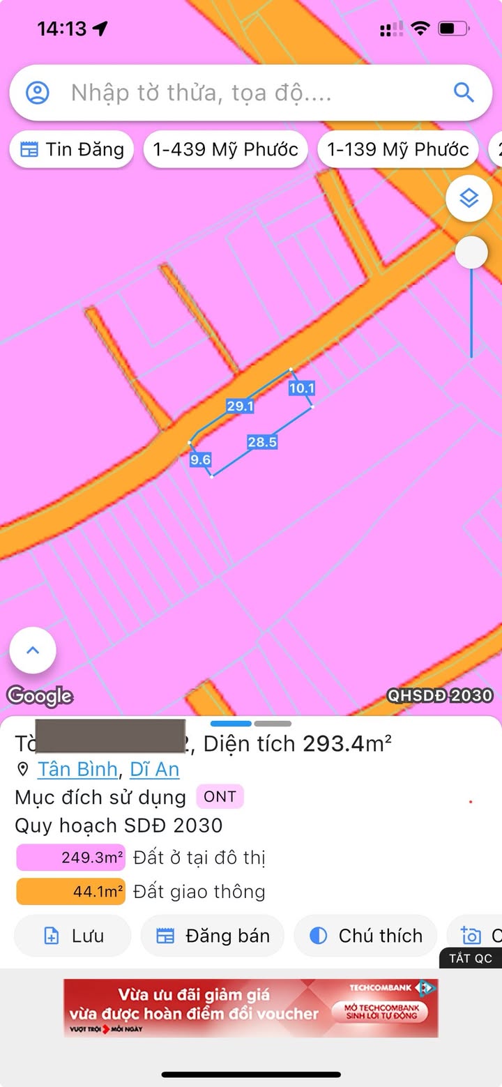 Nhà mặt tiền đường nhựa Tân Bình, Dĩ An 293m² giá 7.2 tỷ - Bán gấp chủ kẹt tiền!