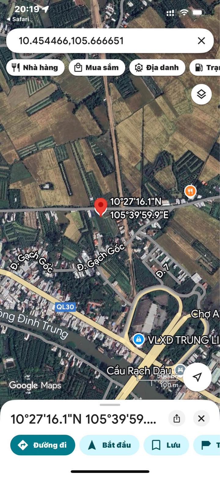 Đất nền xã An Bình, huyện Cao Lãnh 1563m² giá 1.8 tỷ - Vị trí đẹp, thương lượng chính chủ!