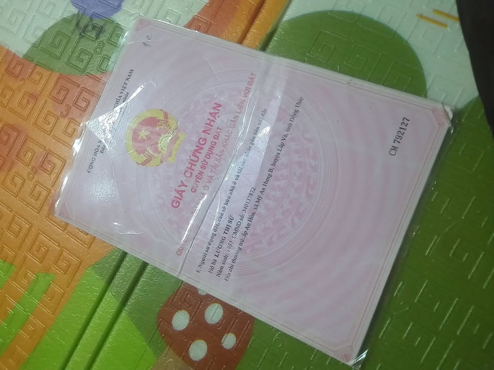 Đất nền thổ cư chính chủ Mỹ An Hưng B 112m² - Vị trí yên tĩnh, giao thông thuận lợi!