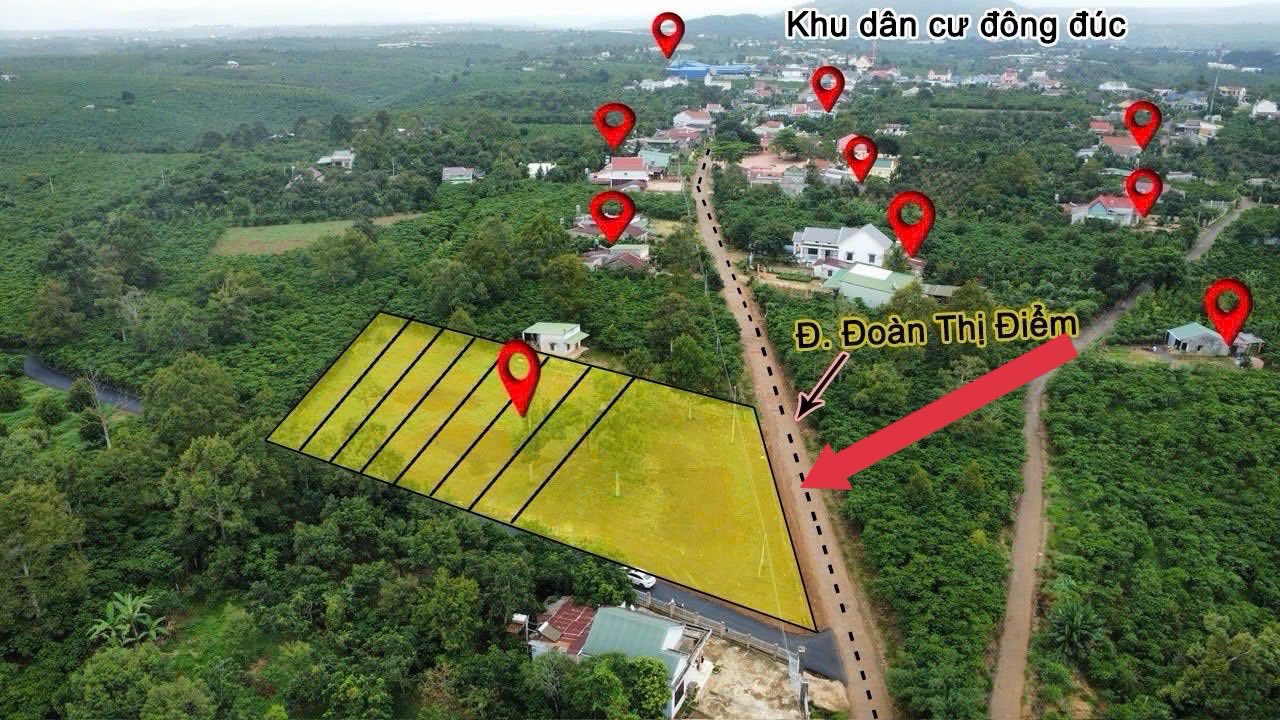 Đất nền Bảo Lộc 113m² giá 1 tỷ - Vị trí đắc địa mặt tiền đường Đoàn Thị Điểm!