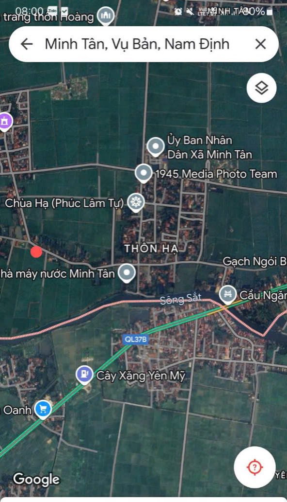 Đất nền Minh Tân, Vụ Bản 128m² giá 920 triệu - Đường ô tô tránh nhau, chính chủ!