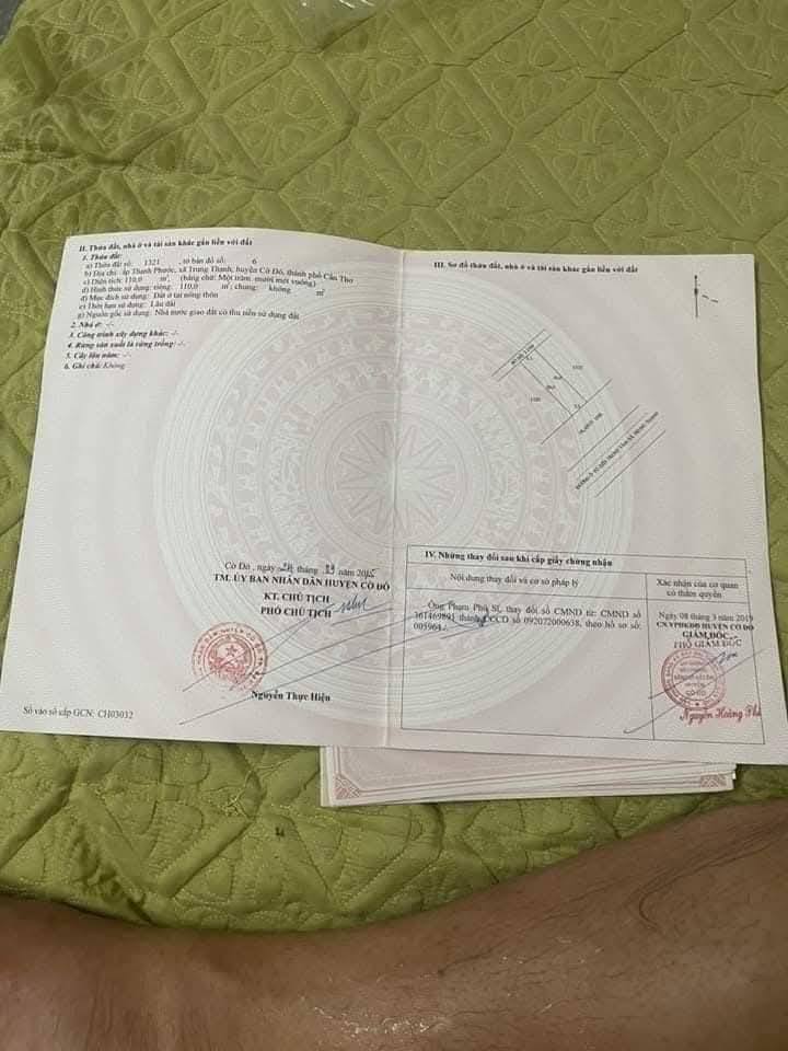 Đất nền mặt tiền đường Nguyễn Trọng Quyền, Cờ Đỏ, 110m² chỉ 1.3 tỷ - Đầu tư sinh lời ngay!