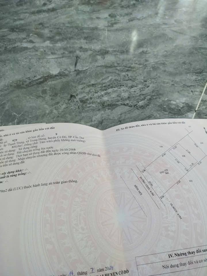 Đất nền Cờ Đỏ 1000m² giá 1.1 tỷ - Đầu tư sinh lời hấp dẫn!