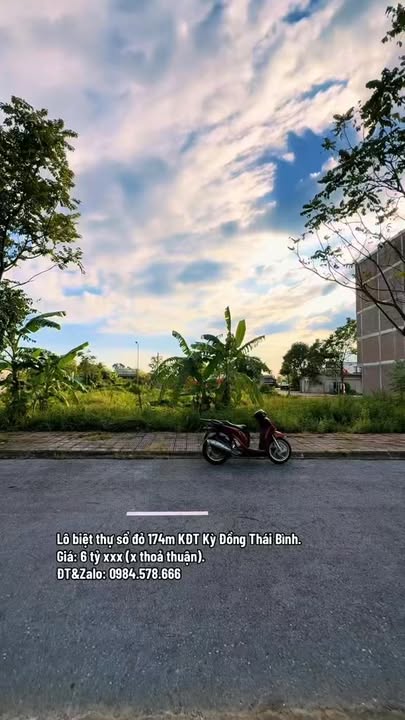 Bán Biệt Thự Mini KĐT Kỳ Đồng Thái Bình 174m² - View Công Viên Đẹp