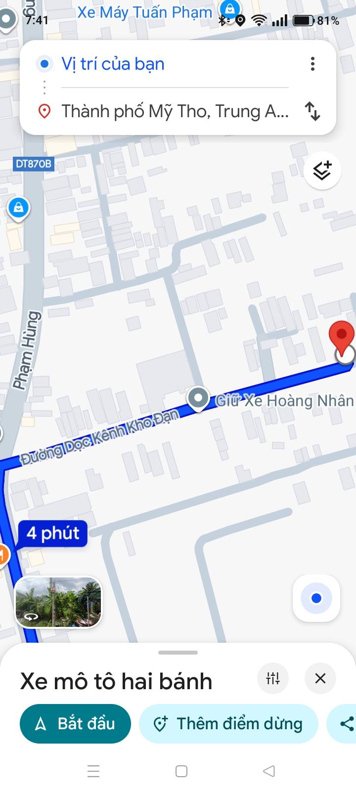 Đất mặt tiền Kênh Kho Đạn, Mỹ Tho 128m² giá chỉ 1.8 tỷ - Sổ hồng chính chủ!