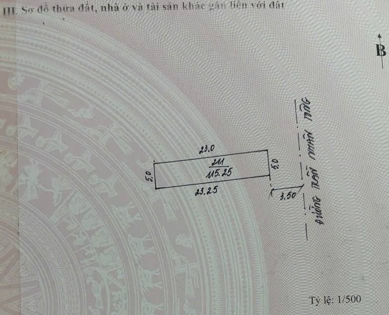 Đất mặt tiền Trần Nhân Tông, Hòa Bình 115m² giá 2.6 tỷ - Kinh doanh thuận lợi!