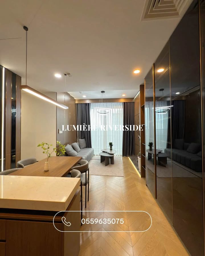 Căn hộ 2 phòng ngủ 75m² tại Lumiere Riverside - Chỉ 40 triệu/tháng!