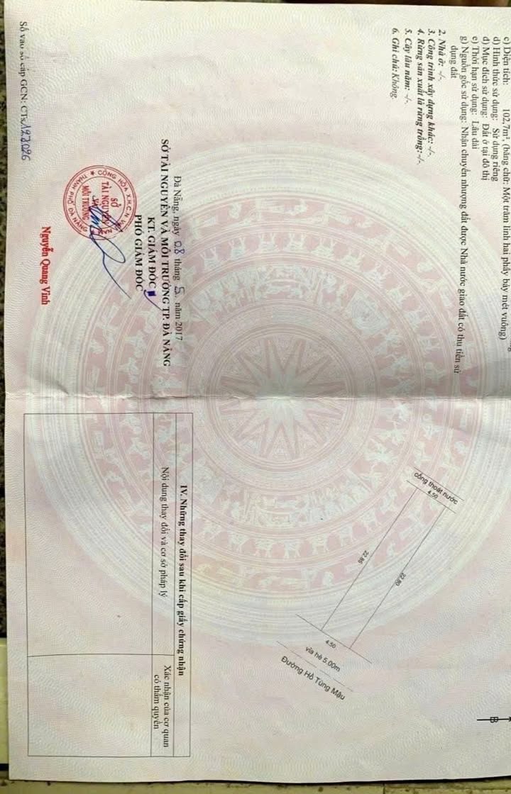 FrontHouse mặt tiền Hồ Tùng Mậu 102,7m² giá 8,6 tỷ - Đầu tư sinh lời cực tốt!