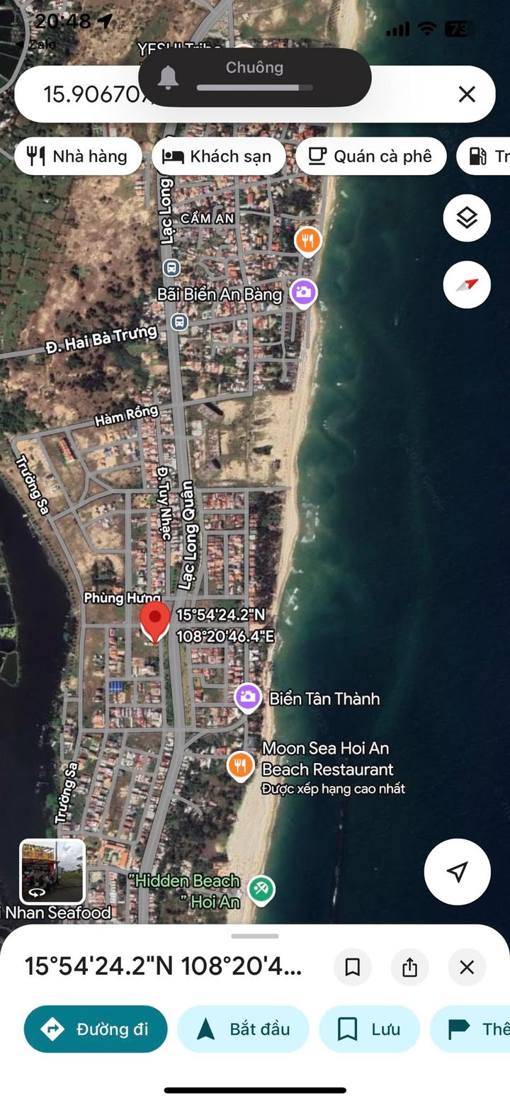 Đất dự án tái định cư Làng Chài Cẩm An 234m² giá 10.53 tỷ - Cách biển 300m!