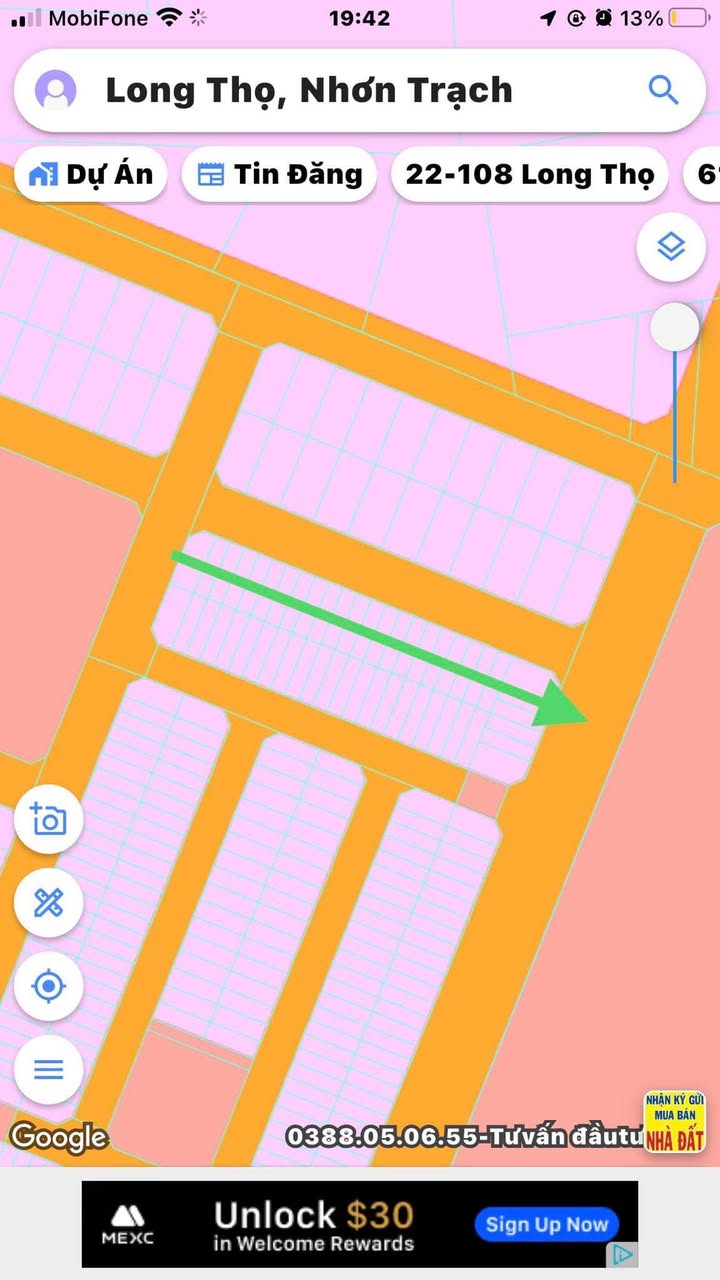 Đất nền dự án HUD Long Thọ Nhơn Trạch 100m² giá 1 tỷ - Sổ đỏ chính chủ, vị trí đắc địa!