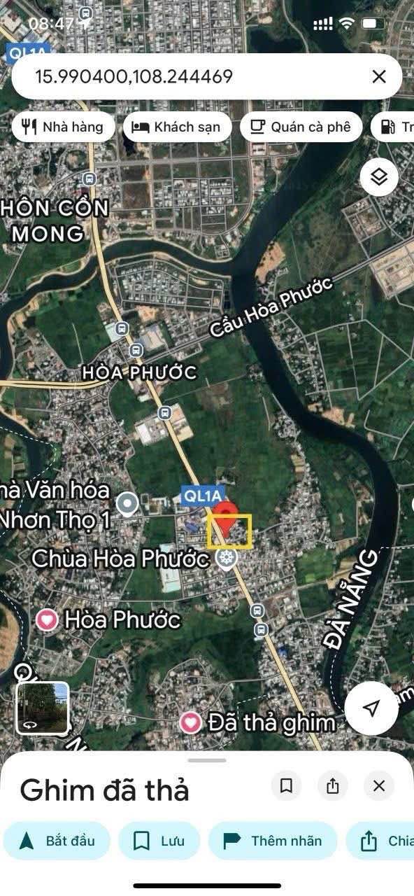 Đất Hòa Phước Hòa Vang 96m² giá 1.45 tỷ - Chính chủ cần bán gấp!