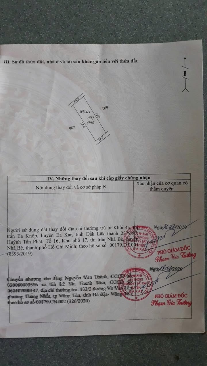 Đất thổ cư 1694m² tại thị trấn Ea Knốp, Đắk Lắk - Giá chỉ 1.672 tỷ thương lượng