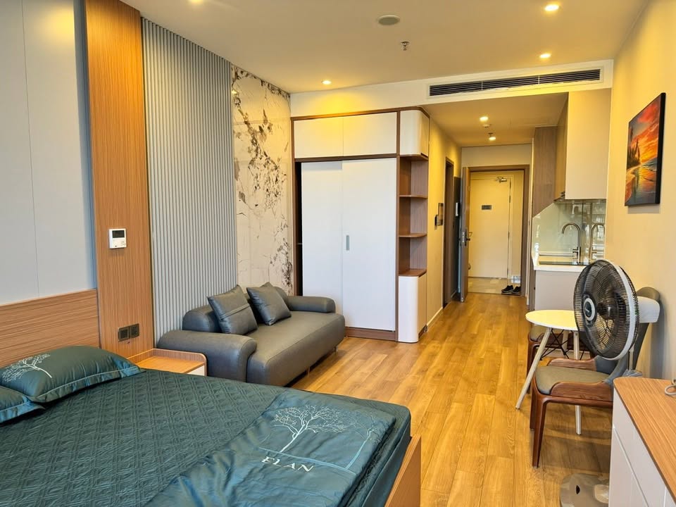 Căn hộ Studio Toà Icon 40 Hùng Thắng 30m² giá 5 triệu - Full đồ, sẵn sàng vào ở!