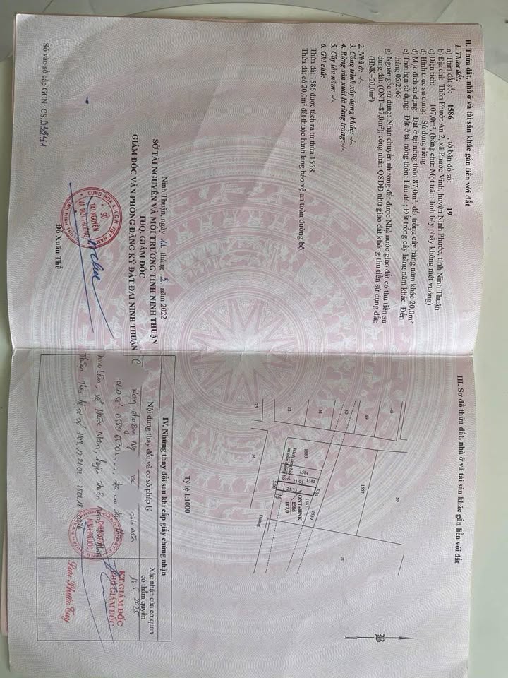 Đất thổ cư Phước An, Ninh Phước 110m² - Sát bên UBND, giá đầu tư chỉ 200 triệu