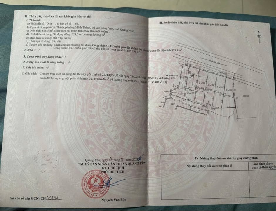 Đất mặt đường 18, phường Minh Thành, 628.5m² - Cơ hội đầu tư tuyệt vời!