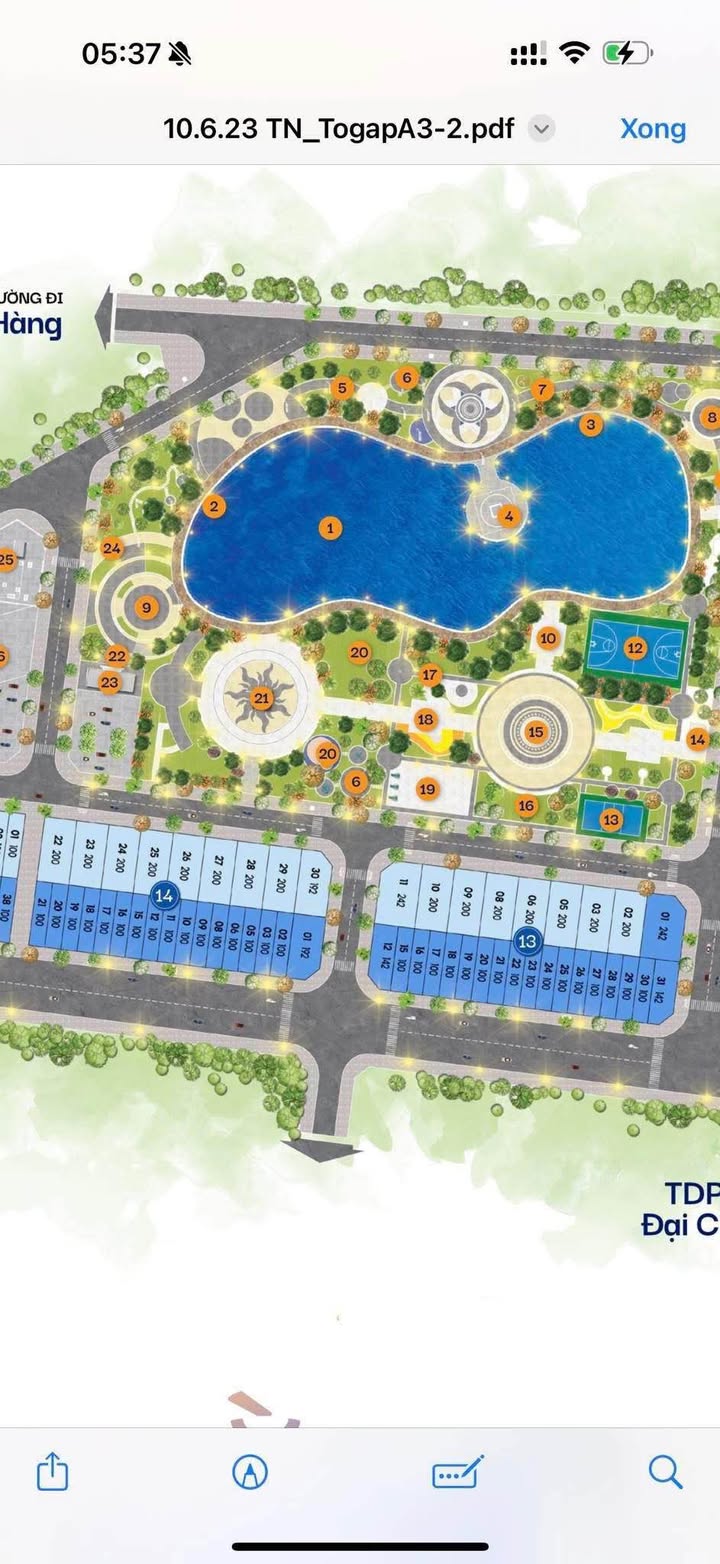 Đất nền KĐT Tấn Đức Central Park Phổ Yên 200m² - View công viên, giá tốt!