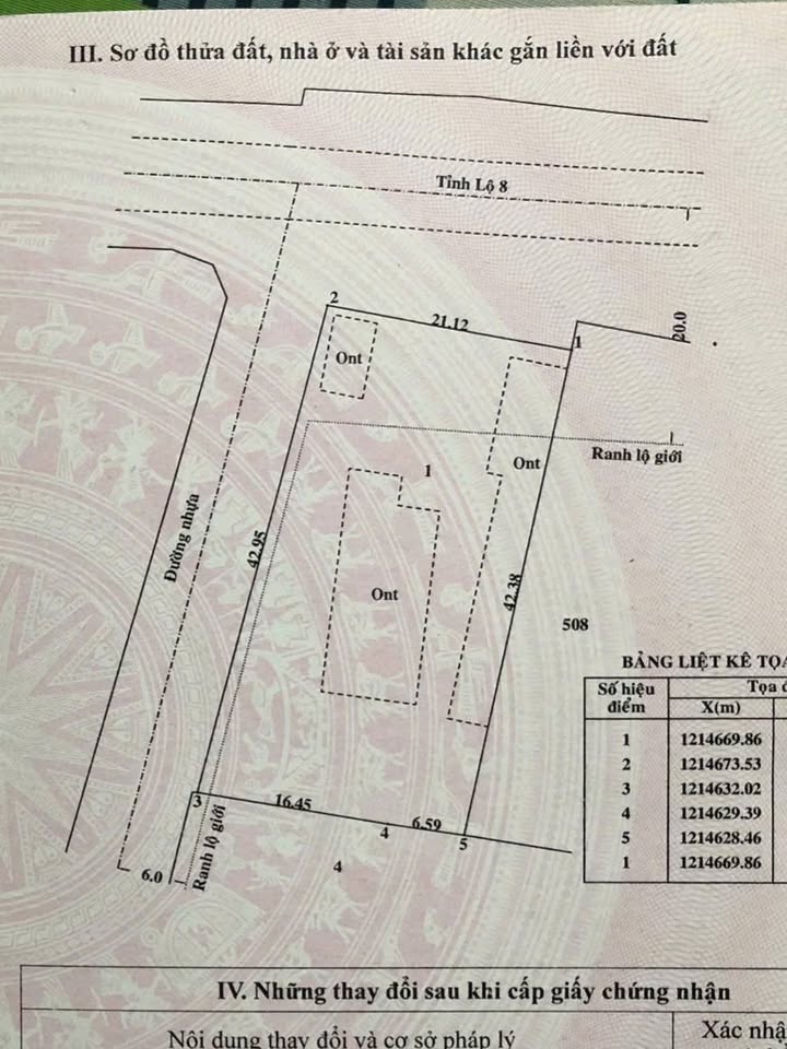 Đất nền Tỉnh Lộ 8 Củ Chi 903m² - Đầu tư sinh lời tuyệt vời!