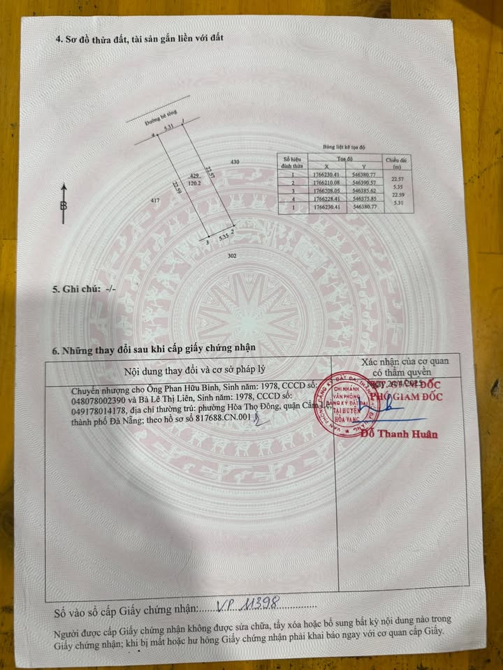 Đất thổ cư Thôn Dương Sơn, Hòa Xuân 120m² giá 1.47 tỷ - Đầu tư sinh lời lý tưởng!