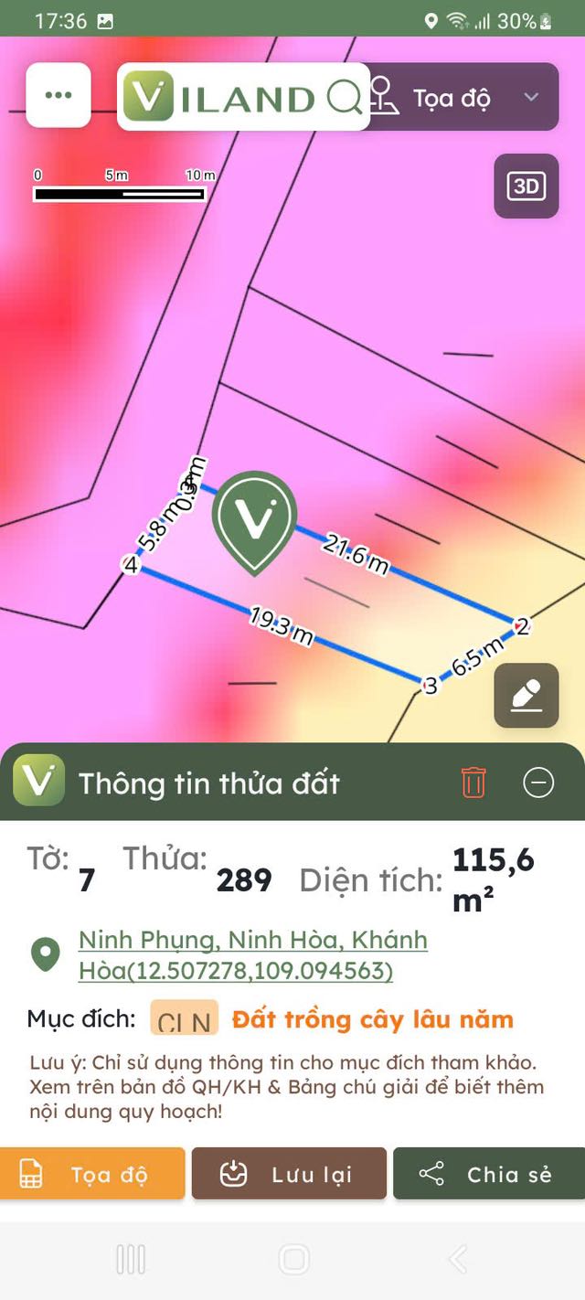 Đất thổ cư Ninh Phụng 114m² giá chỉ 300 triệu - Cơ hội đầu tư tuyệt vời!