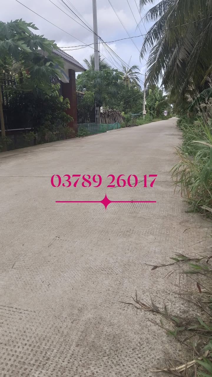 Đất nền Quới Điền, Thạnh Phú 882m² giá 1.2 tỷ - Sổ đỏ chính chủ, tiện ích đầy đủ!