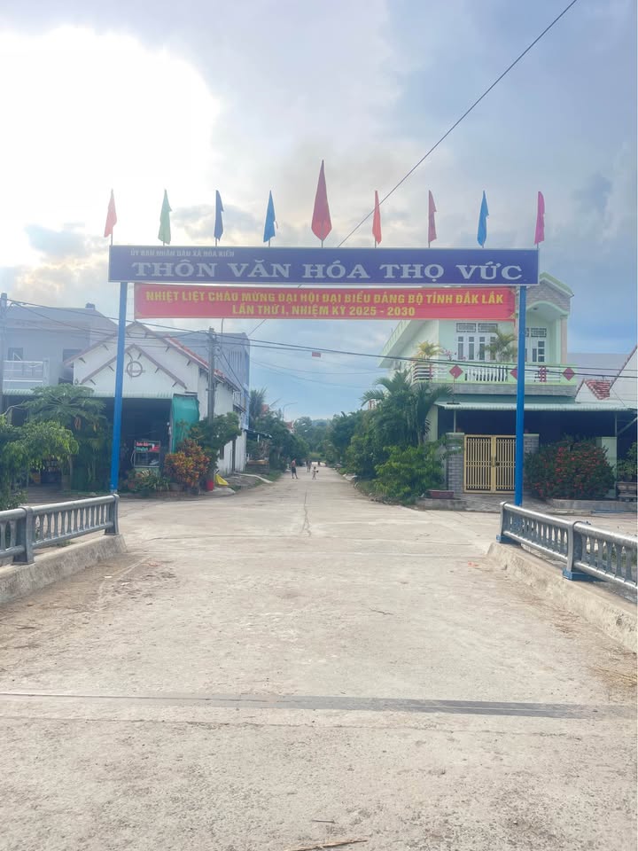 Đất nền 121m² Thôn Thọ Vức, Hòa Kiến, Tuy Hòa - Giá chỉ từ 200 triệu