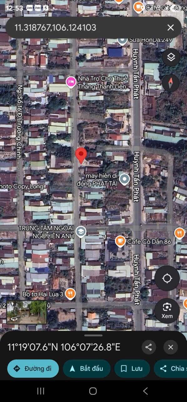 Đất thổ cư 217m² đường Huỳnh Tấn Phát, Tây Ninh - Giá chỉ 2.25 tỷ!