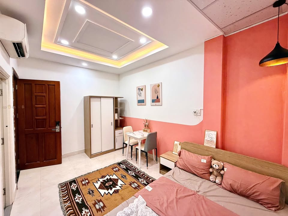 Căn hộ cho thuê 125 Vạn Kiếp, Bình Thạnh 1PN - Sân thượng chill, máy giặt riêng!