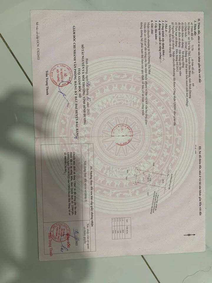 Lô đất Trừ Văn Thố, Bàu Bàng 240m² chỉ 1.2 tỷ - Cơ hội đầu tư tuyệt vời!