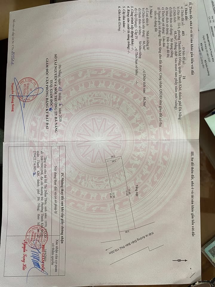 Nhà cấp 4 K384 Điện Biên Phủ, Đà Nẵng 68m² giá 4.35 tỷ - Đầu tư sinh lời ngay!