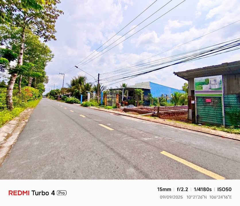Đất thổ cư mặt tiền Đường Huyện 86B, Mỹ Tho 200m² - Cơ hội đầu tư tuyệt vời!