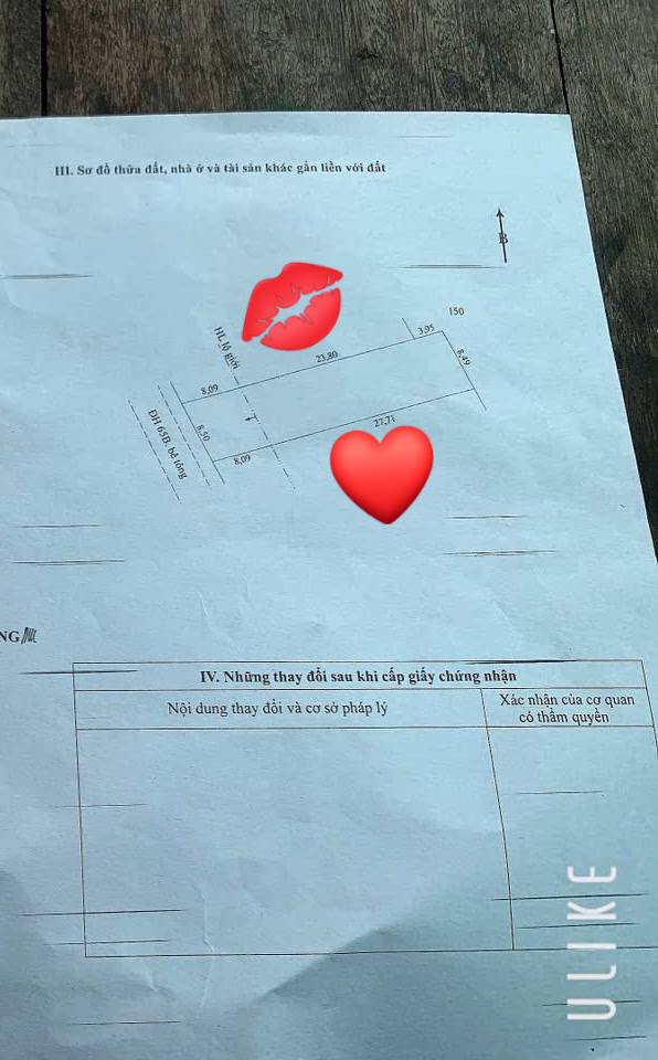 Đất nền mặt tiền Huyện lộ 65B Thạnh Lộc 297m² giá 297.5 triệu - Sổ hồng riêng, không tranh chấp!