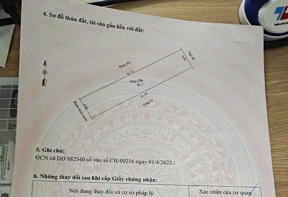 Đất nền tại Việt Hoà, Hải Dương 85m² giá 1.3 tỷ - Đường ô tô chạy thông thoáng!