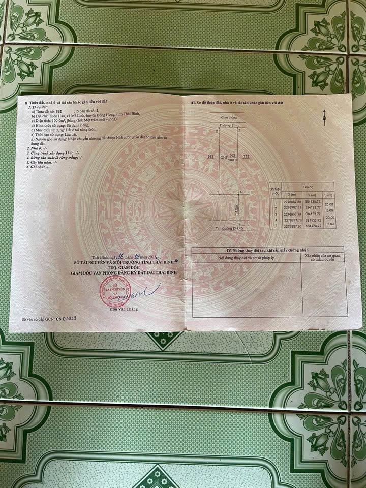 Đất nền Mê Linh Đông Hưng 100m² giá 2.1 tỷ - Vị trí đắc địa 2 mặt đường!