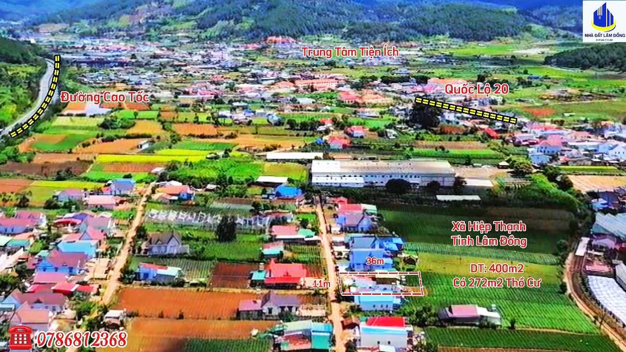 Bán Căn Nhà Nghỉ Dưỡng Đẹp 400m² Tại Hiệp Thạnh - Đà Lạt, Giá 3.5 Tỷ